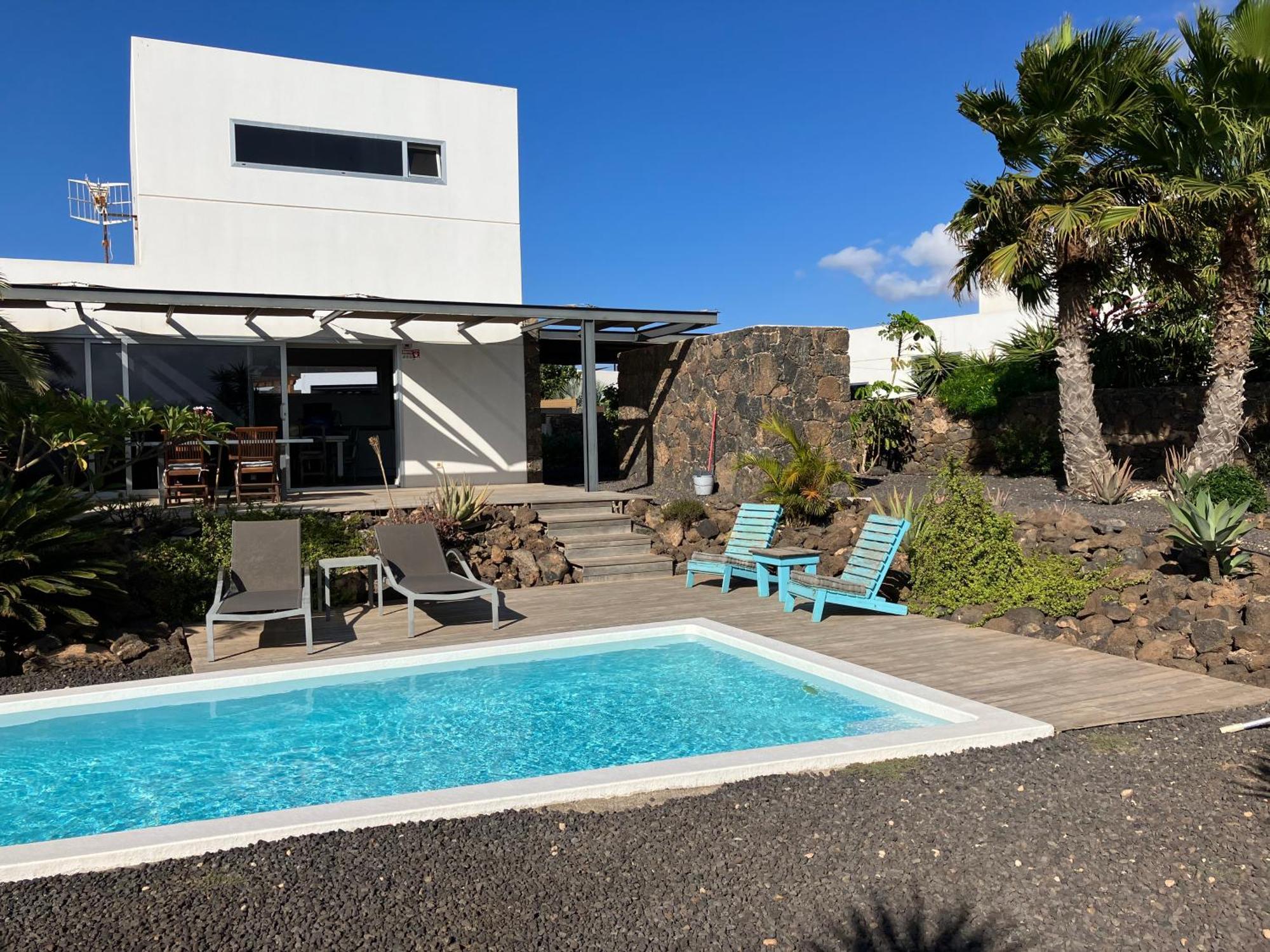 Majanicho Rock - Villa With Heated Pool Lajares Esterno foto